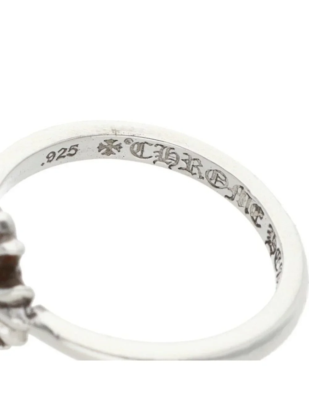 Chrome Hearts Bubblegum CH Pls CH Plus Silver Ring